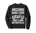 Awesome Dads Have Sons And Sweatshirt - Minimalist Print Men Women - T-Shirt, Sweatshirt, Hoodie