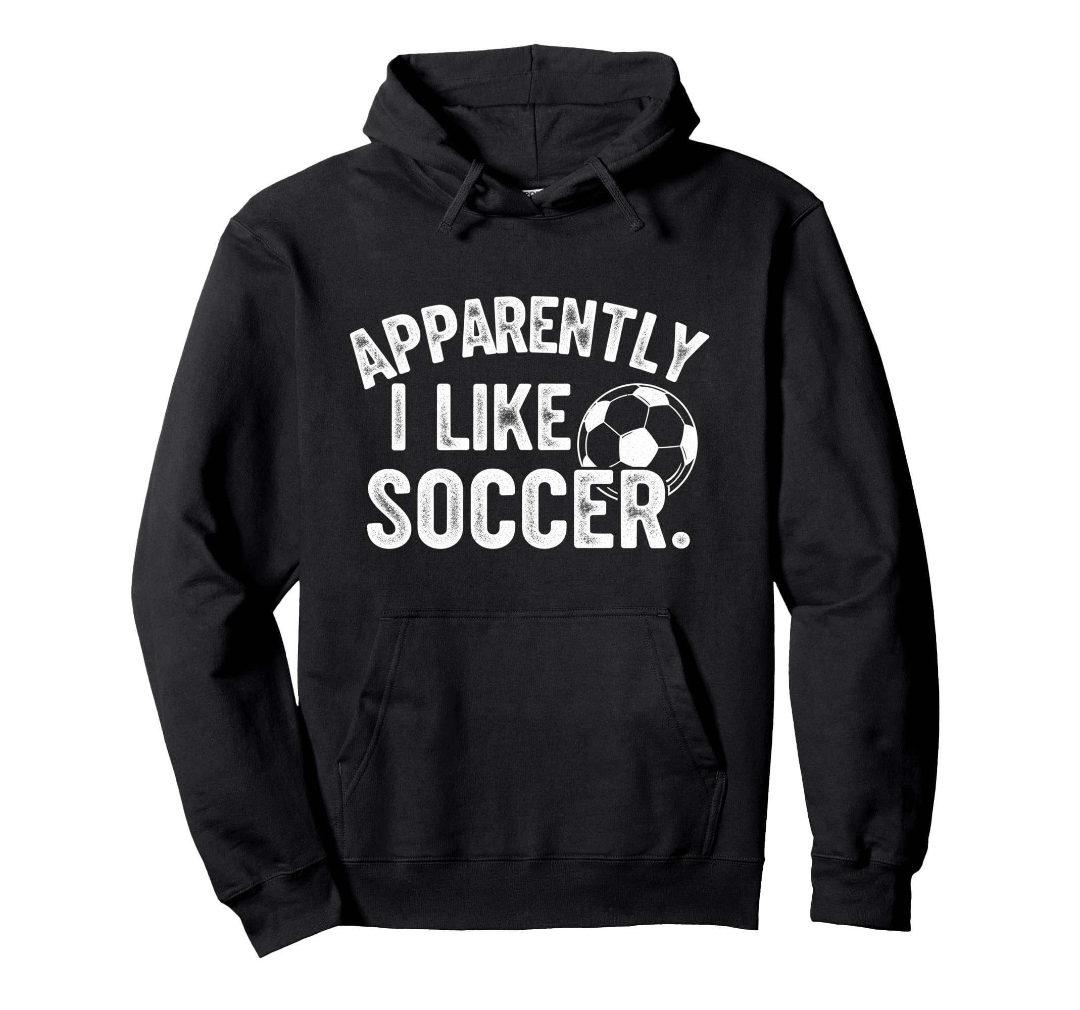 Apparently I Like Soccer Season Funny Hoodie - Aesthetic Graphic Unisex - T-Shirt, Sweatshirt, Hoodie