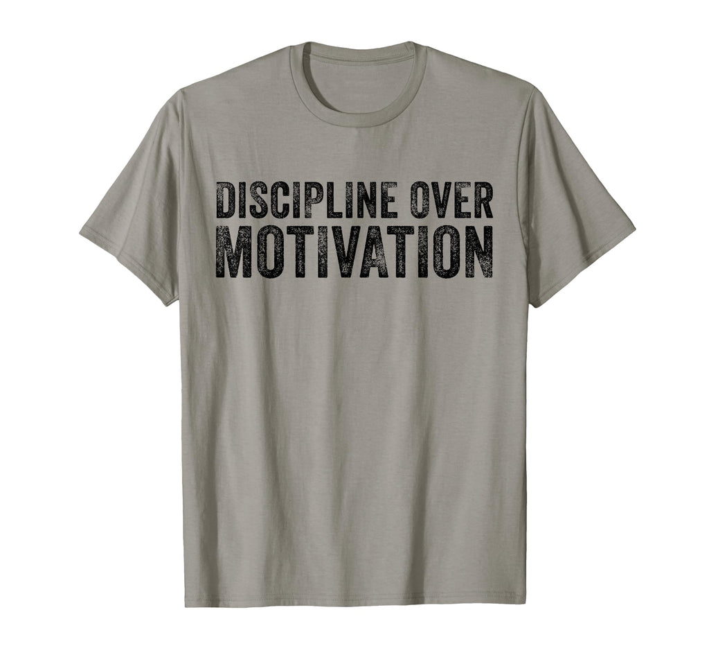Discipline Over Motivation Goals T-Shirt - Aesthetic Graphic Men Women - T-Shirt, Sweatshirt, Hoodie
