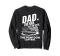 Us Flag Boat Captain American Sweatshirt - Fun Novelty Design Men Women - T-Shirt, Sweatshirt, Hoodie