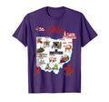 Illustrated Map State Ohio Usa Major T-Shirt - Fun Novelty Design Unisex - T-Shirt, Sweatshirt, Hoodie