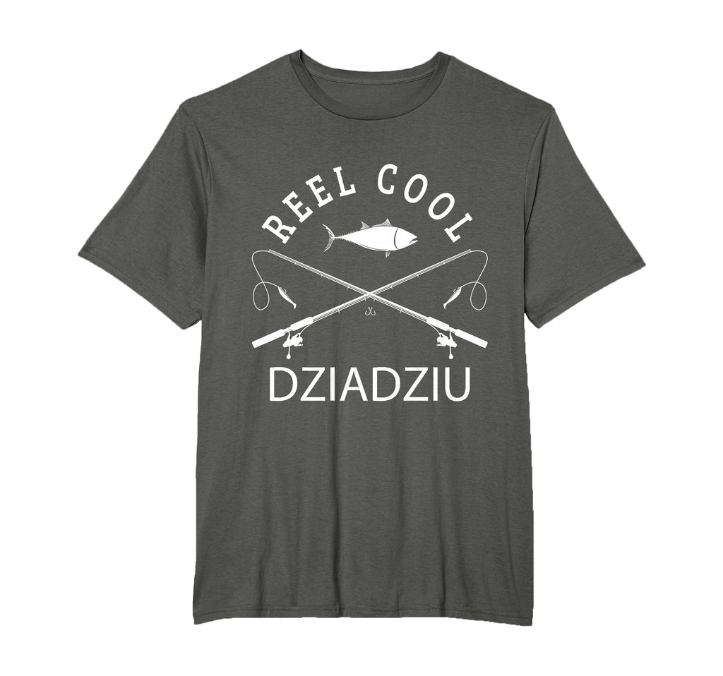 Reel Dziadziu Fishing Polish T-Shirt - Aesthetic Graphic for Adults - T-Shirt, Sweatshirt, Hoodie