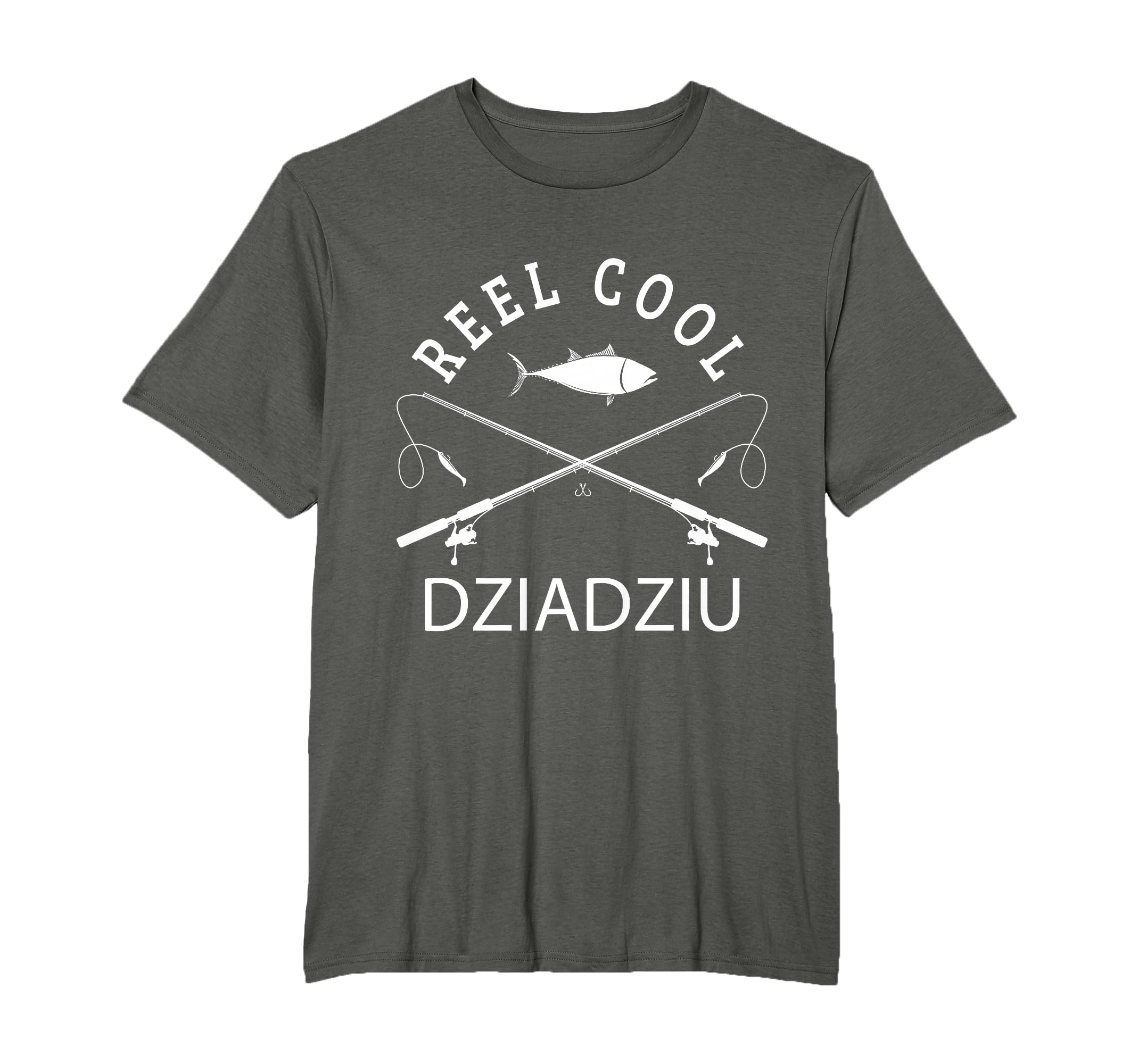 Reel Dziadziu Fishing Polish T-Shirt - Aesthetic Graphic for Adults - T-Shirt, Sweatshirt, Hoodie