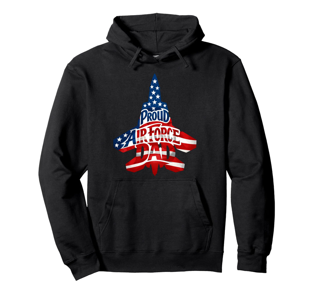 Proud Air Force Dad Us Air Force Hoodie - Minimalist Print Men Women - T-Shirt, Sweatshirt, Hoodie