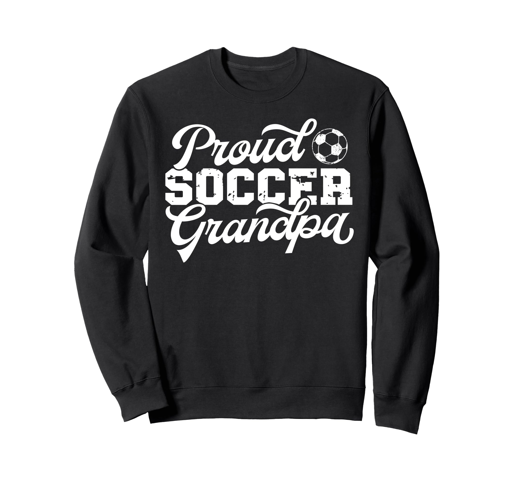 Proud Soccer Grandpa Soccer Player Sweatshirt - Minimalist Print Unisex - T-Shirt, Sweatshirt, Hoodie