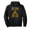 Dirt Bike Art Grandpa Dad Dirtbike Hoodie - Minimalist Print Men Women - T-Shirt, Sweatshirt, Hoodie