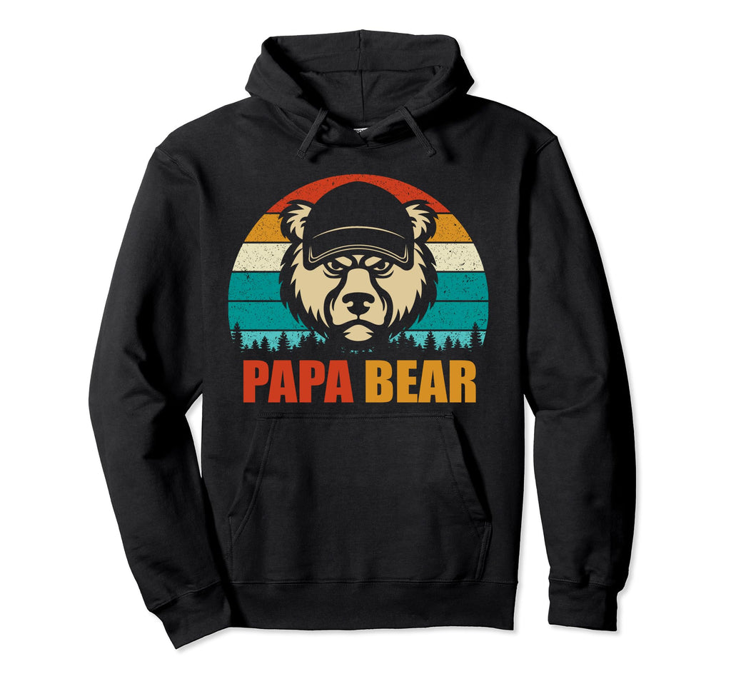Papa Bear Father Dad Daddy Gift Hat Sweatshirt - Novelty Apparel for Adults - T-Shirt, Sweatshirt, Hoodie