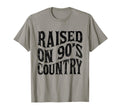 Raised 90S Country Music Letter T-Shirt - Custom Art Print Unisex - T-Shirt, Sweatshirt, Hoodie