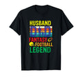 Mens Husband Dad Fantasy Football T-Shirt - Custom Art Print Men Women - T-Shirt, Sweatshirt, Hoodie