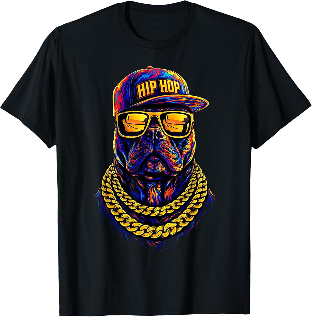 Cool Hip Hop Pitbull Urban Streetwear B-Boy Graffiti - Adult & Kids T-Shirts, Sweatshirts & Hoodies apparel design preview 1