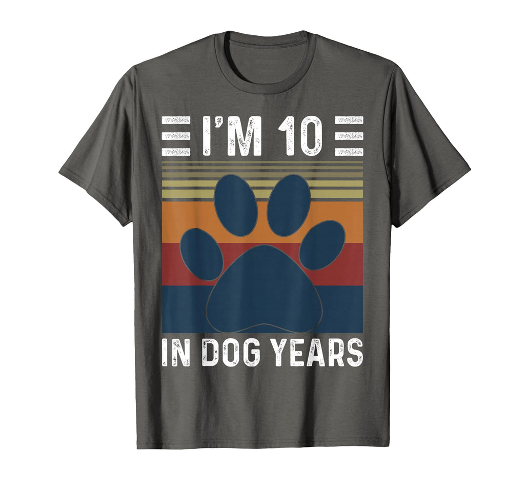 Im 10 Dog Years 70Th Birthday Funny 70 T-Shirt - Unique Graphic for Adults - T-Shirt, Sweatshirt, Hoodie