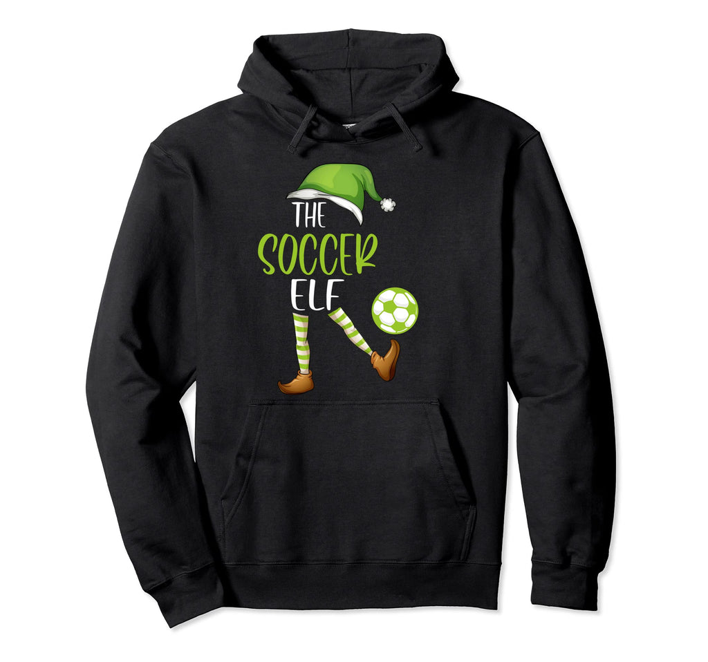 Soccer Elf Matching Family Group Pajama Hoodie - Fun Novelty Design Unisex - T-Shirt, Sweatshirt, Hoodie