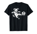 Funny Dog Soccer Ball Puppy Soccer T-Shirt - Minimalist Print for Adults - T-Shirt, Sweatshirt, Hoodie