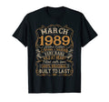 March 1989 Born 1989 Funny Birthday T-Shirt - Trendy Graphic for Adults - T-Shirt, Sweatshirt, Hoodie