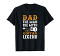 Mens Dad Guitar Legend T-Shirt - Custom Art Print for Adults - T-Shirt, Sweatshirt, Hoodie