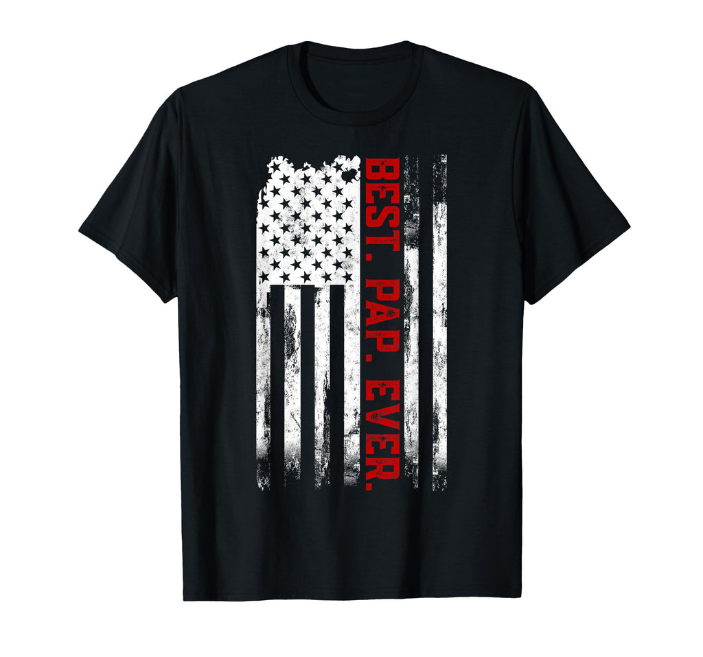 Best Pap Ever American Usa Flag T-Shirt - Aesthetic Graphic Men Women - T-Shirt, Sweatshirt, Hoodie