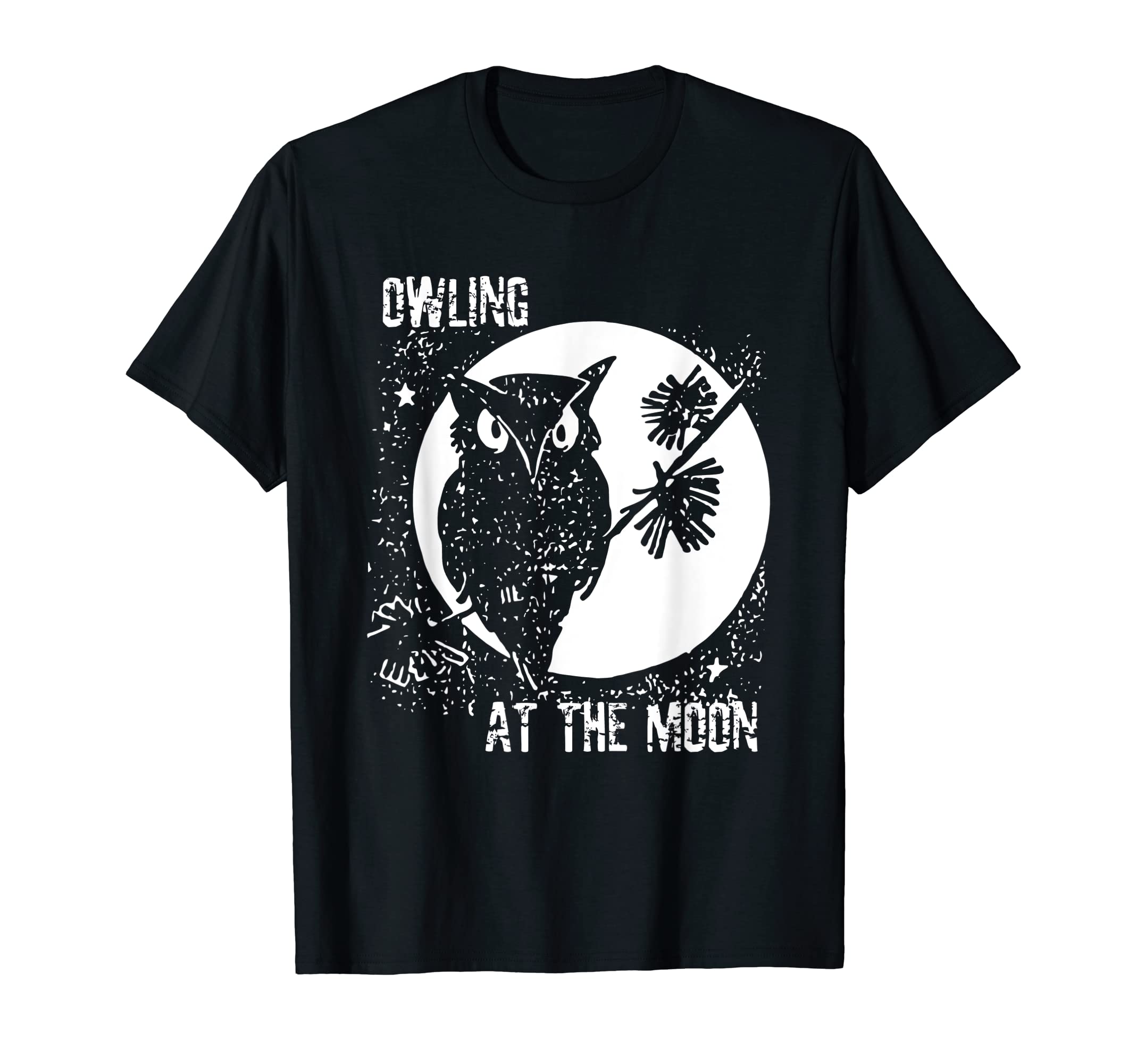 Owling Moon Funny Pun Dad Joke T-Shirt - Minimalist Print Unisex - T-Shirt, Sweatshirt, Hoodie