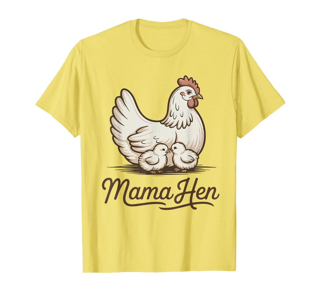 Mama Hen Funny Chicken Mom Mother T-Shirt - Minimalist Print for Adults - T-Shirt, Sweatshirt, Hoodie