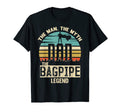 Myth Legend Dad Bagpipe T-Shirt - Graphic Print Unisex - T-Shirt, Sweatshirt, Hoodie