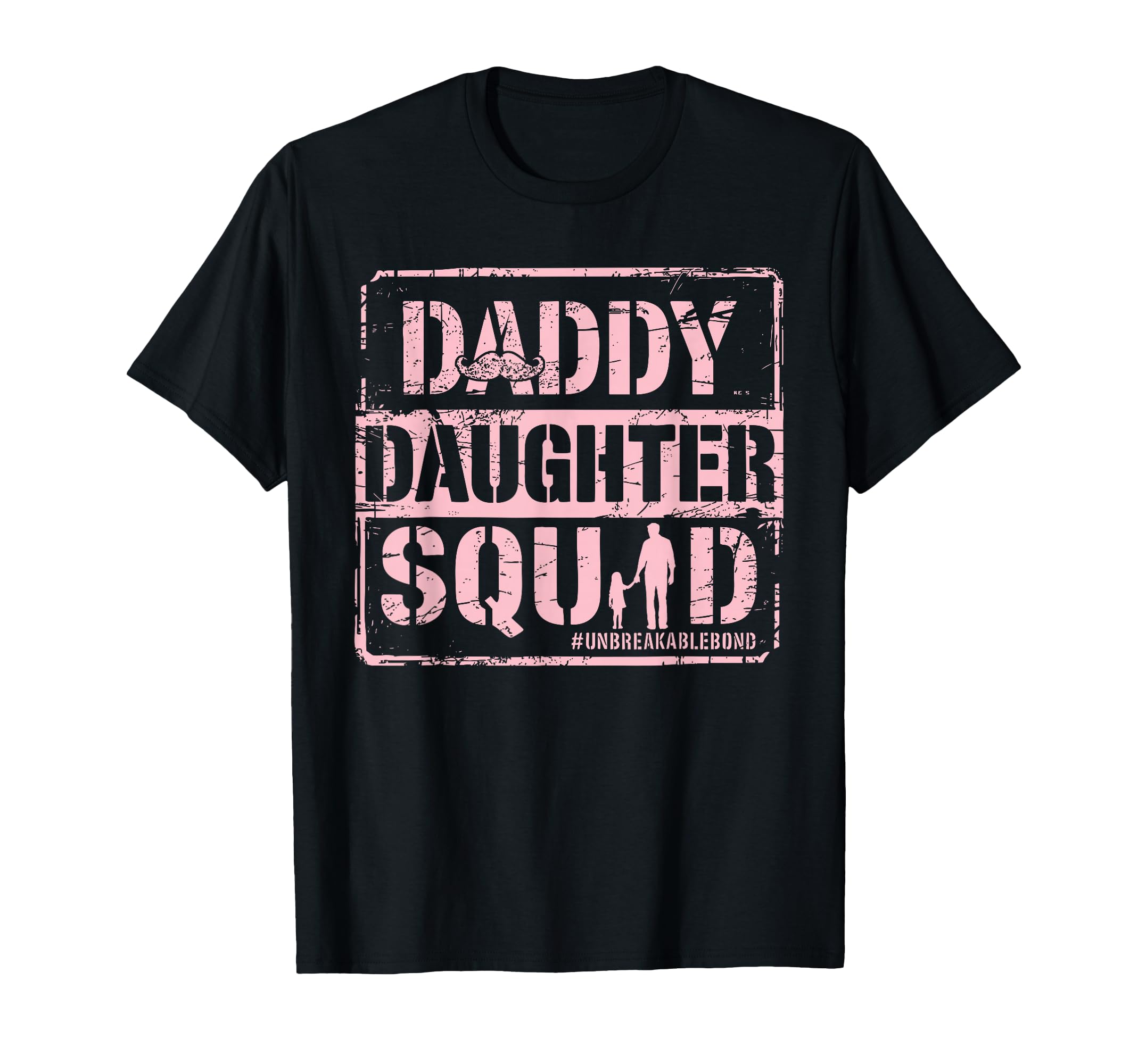 Daddy Daughter Squad Fathers Day T-Shirt - Custom Art Print Men Women - T-Shirt, Sweatshirt, Hoodie