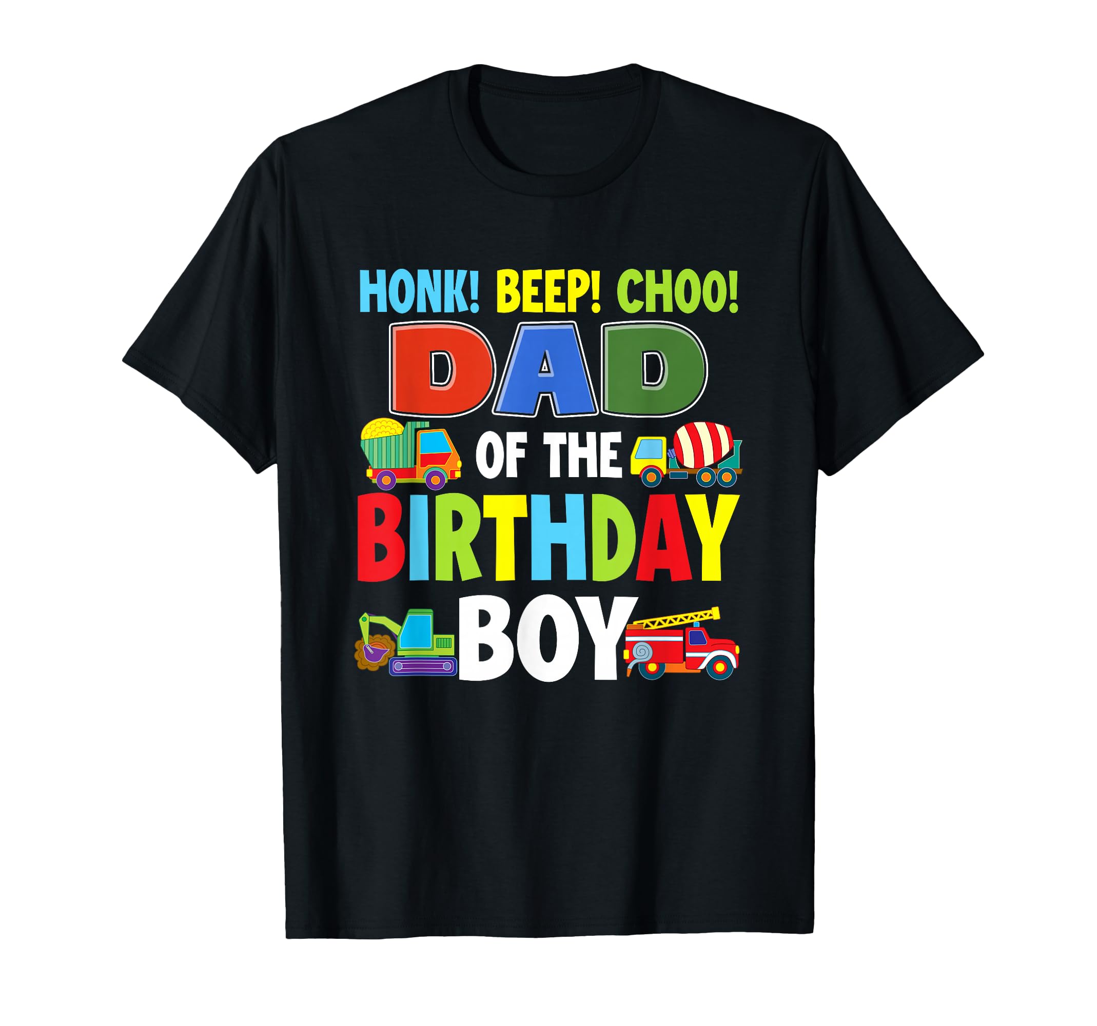 Dad Birthday Transportation Trucks T-Shirt - Custom Art Print Men Women - T-Shirt, Sweatshirt, Hoodie