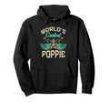 Worlds Coolest Poppie Motorcycle Hoodie - Casual Everyday Wear for Adults - T-Shirt, Sweatshirt, Hoodie