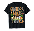 Grandpa Wild Two 2Nd Birthday Safari T-Shirt - Unique Graphic Men Women - T-Shirt, Sweatshirt, Hoodie