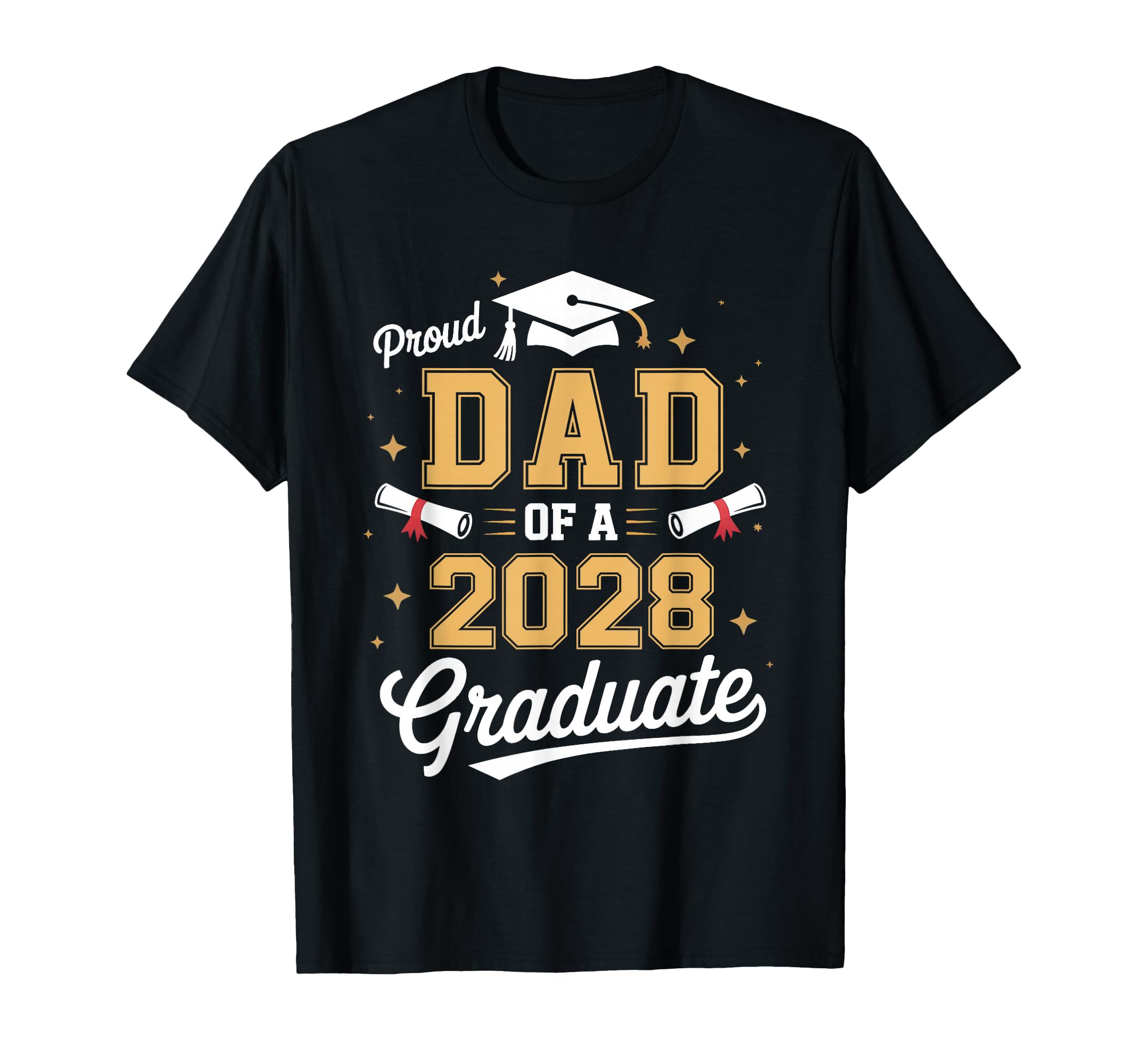 Senior Dad 2028 Proud Dad Class T-Shirt - Aesthetic Graphic for Adults - T-Shirt, Sweatshirt, Hoodie