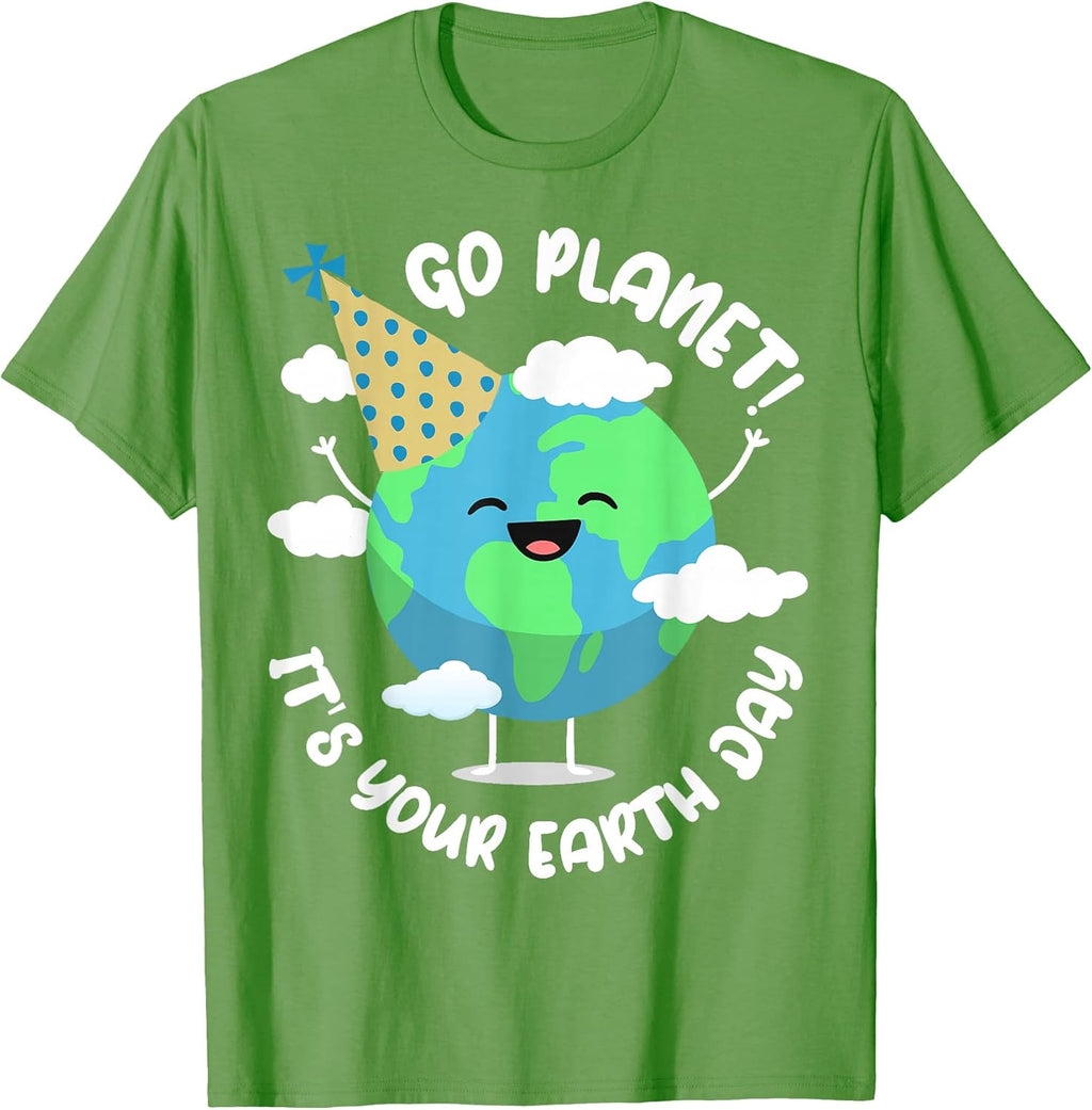 Kids Cute Earth Day Go Planet Its Your Toddler Boy - Adult & Kids T-Shirts, Sweatshirts & Hoodies apparel design preview 1