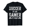 Soccer Day Gamer Night Funny Gamer T-Shirt - Minimalist Print for Adults - T-Shirt, Sweatshirt, Hoodie