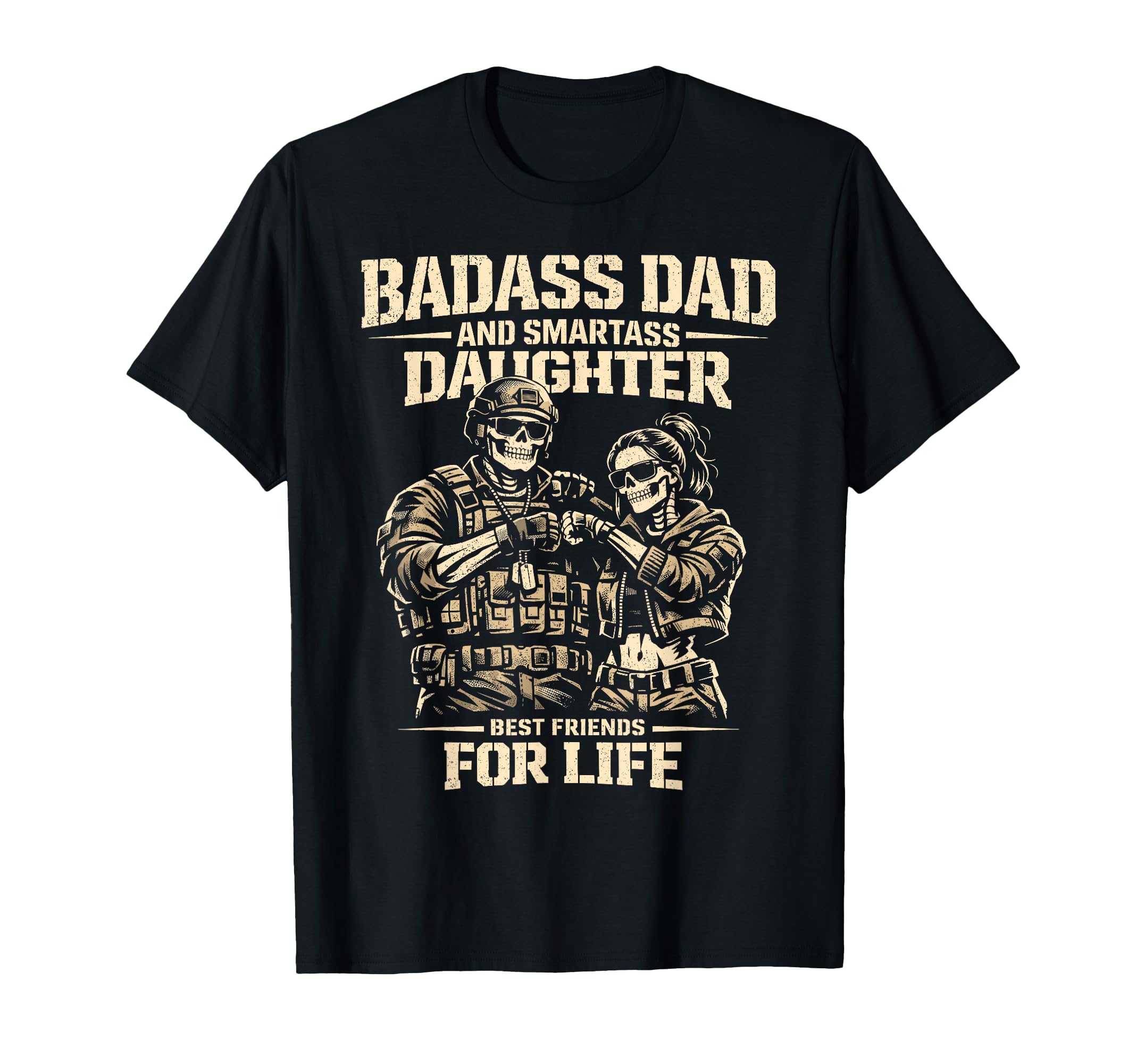 Dad Daughter Matching Outfits Badass T-Shirt - Casual Everyday Wear Unisex - T-Shirt, Sweatshirt, Hoodie