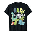 Dinosaurs Theme Birthday Dad Birthday T-Shirt - Minimalist Print Unisex - T-Shirt, Sweatshirt, Hoodie
