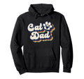 Cat Dad Cat Lover Paw Funny Cat Hoodie - Streetwear Style Unisex - T-Shirt, Sweatshirt, Hoodie