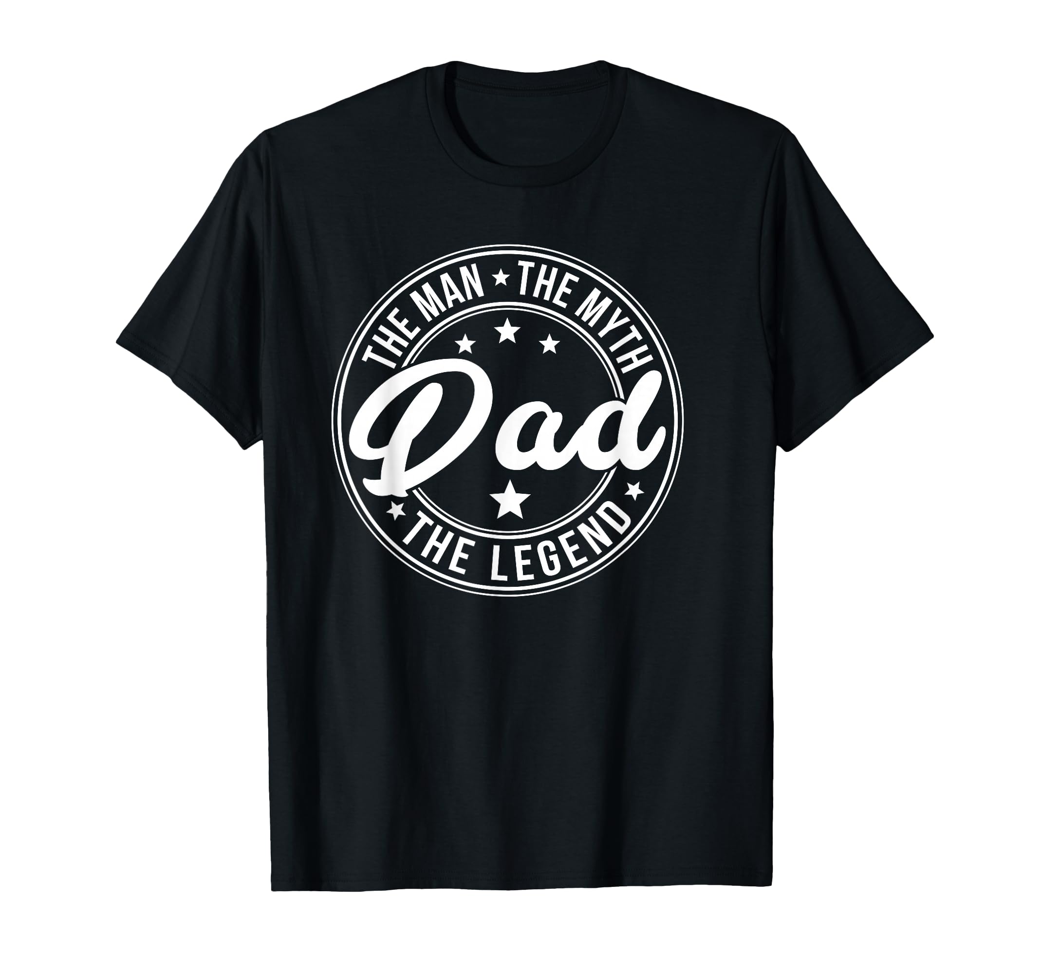 Dad Myth Legend Fathers Day Mens T-Shirt - Minimalist Print Unisex - T-Shirt, Sweatshirt, Hoodie