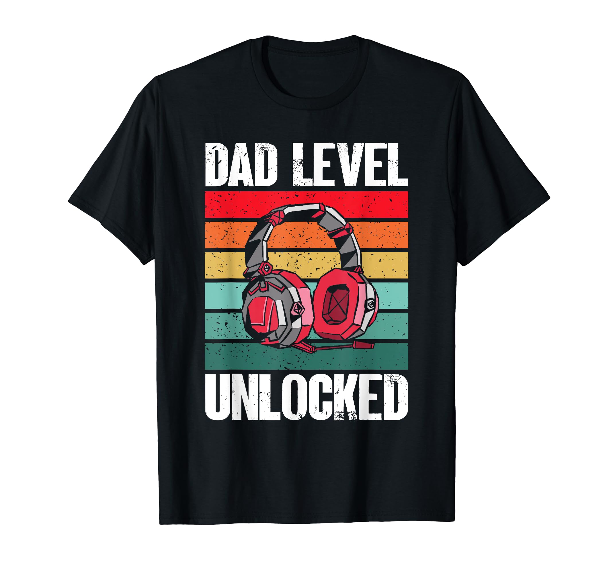 Fathers Day Dad Level Unlocked Funny T-Shirt - Custom Art Print for Adults - T-Shirt, Sweatshirt, Hoodie