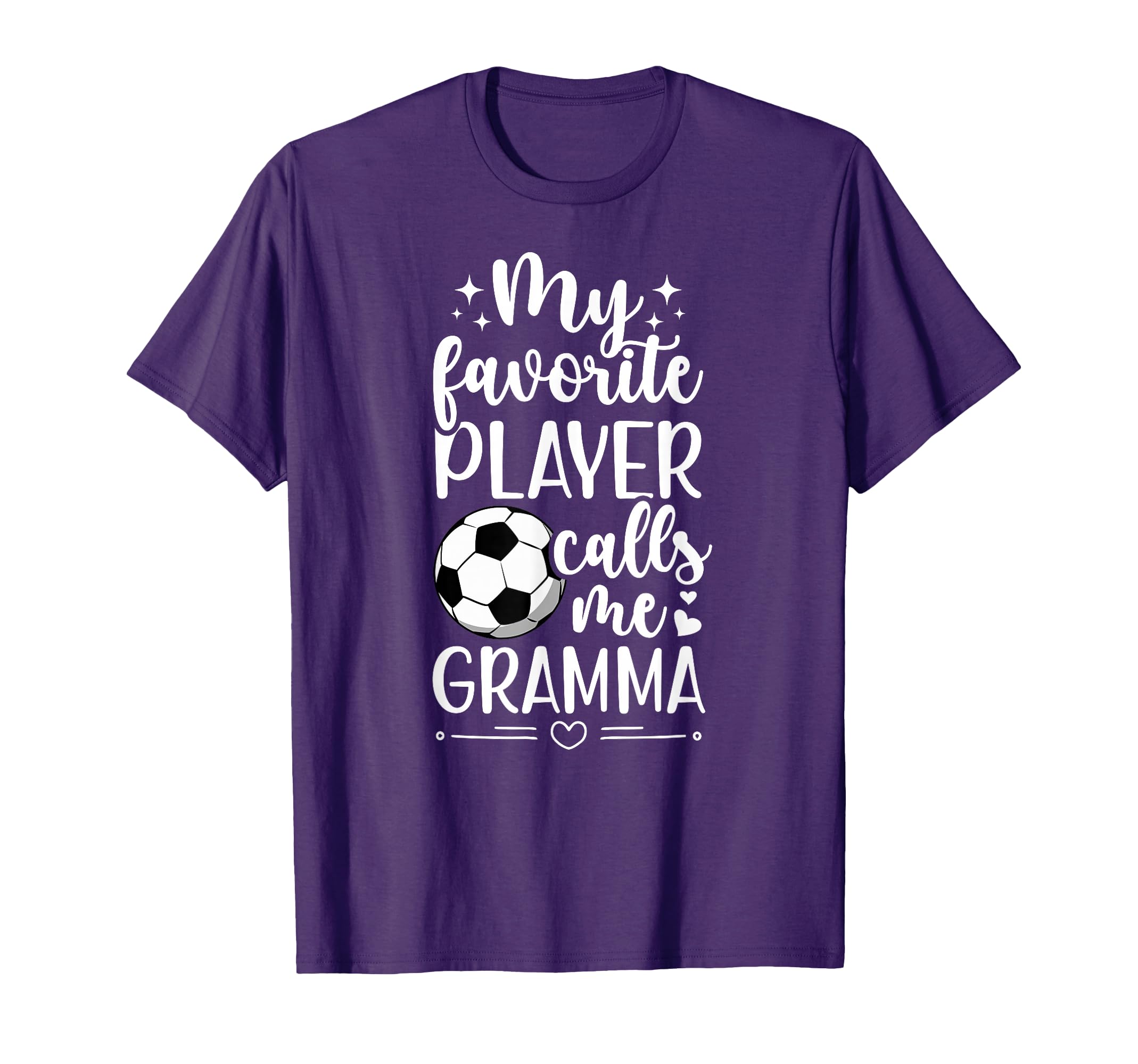 My Favorite Soccer Player Gramma Soccer T-Shirt - Graphic Print for Adults - T-Shirt, Sweatshirt, Hoodie