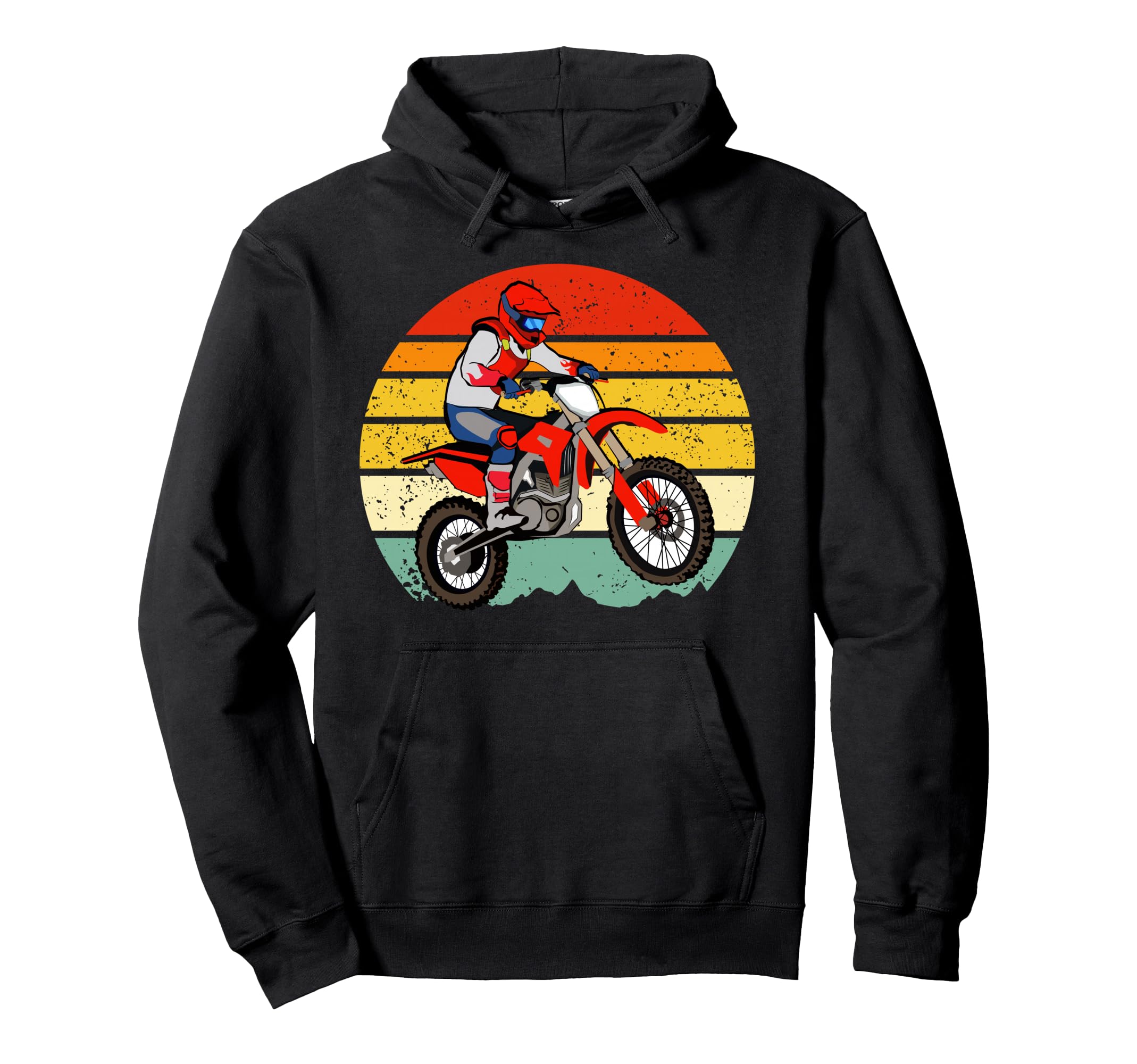 Dirt Bike Motocross Rider Enduro Dirt Bike Hoodie - Trendy Graphic Unisex - T-Shirt, Sweatshirt, Hoodie