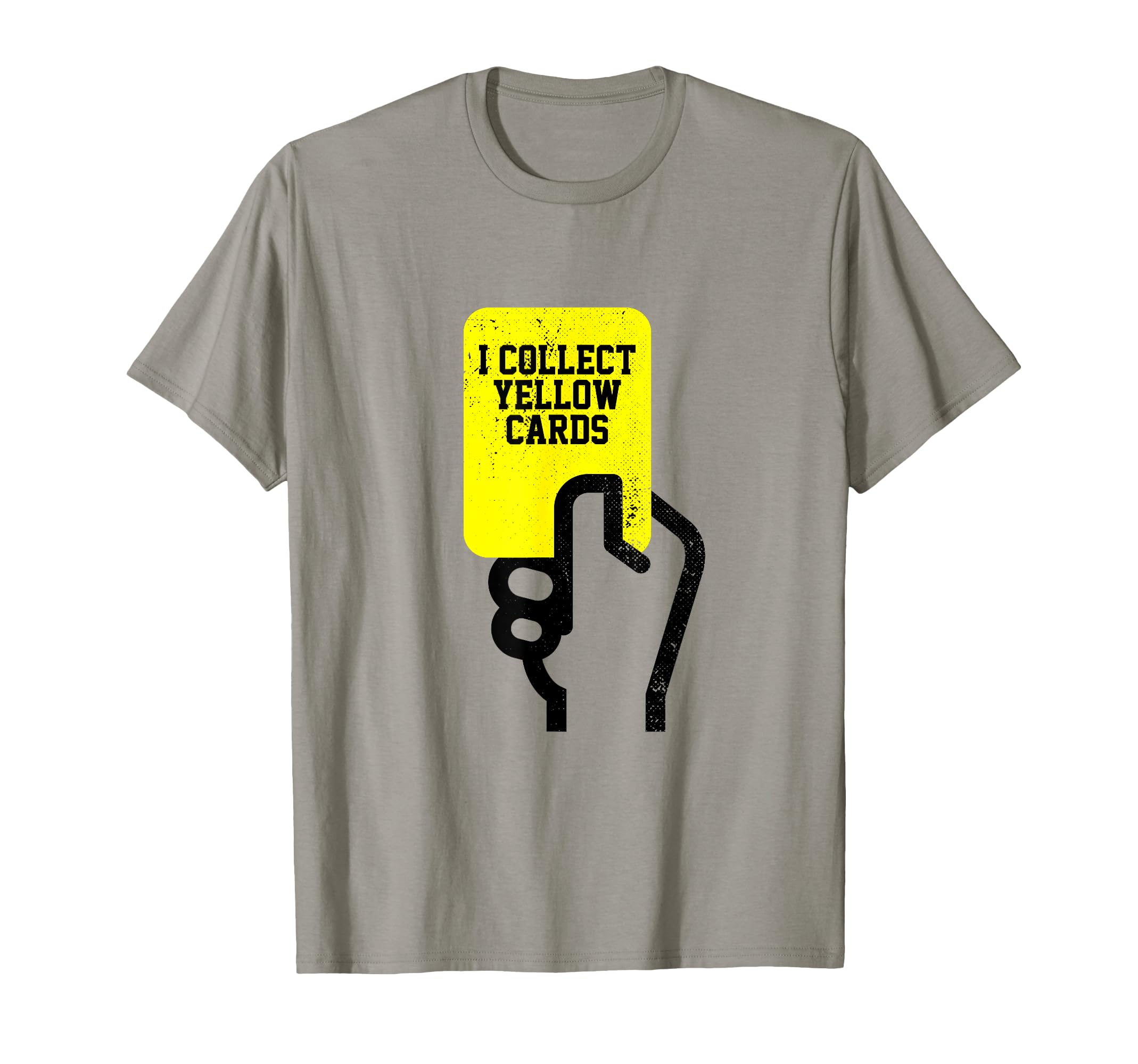 I Collect Yellow Cards Funny Soccer T-Shirt - Minimalist Print for Adults - T-Shirt, Sweatshirt, Hoodie