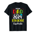 Funny Proud Dad Class 2024 8Th Grade T-Shirt - Graphic Print Men Women - T-Shirt, Sweatshirt, Hoodie