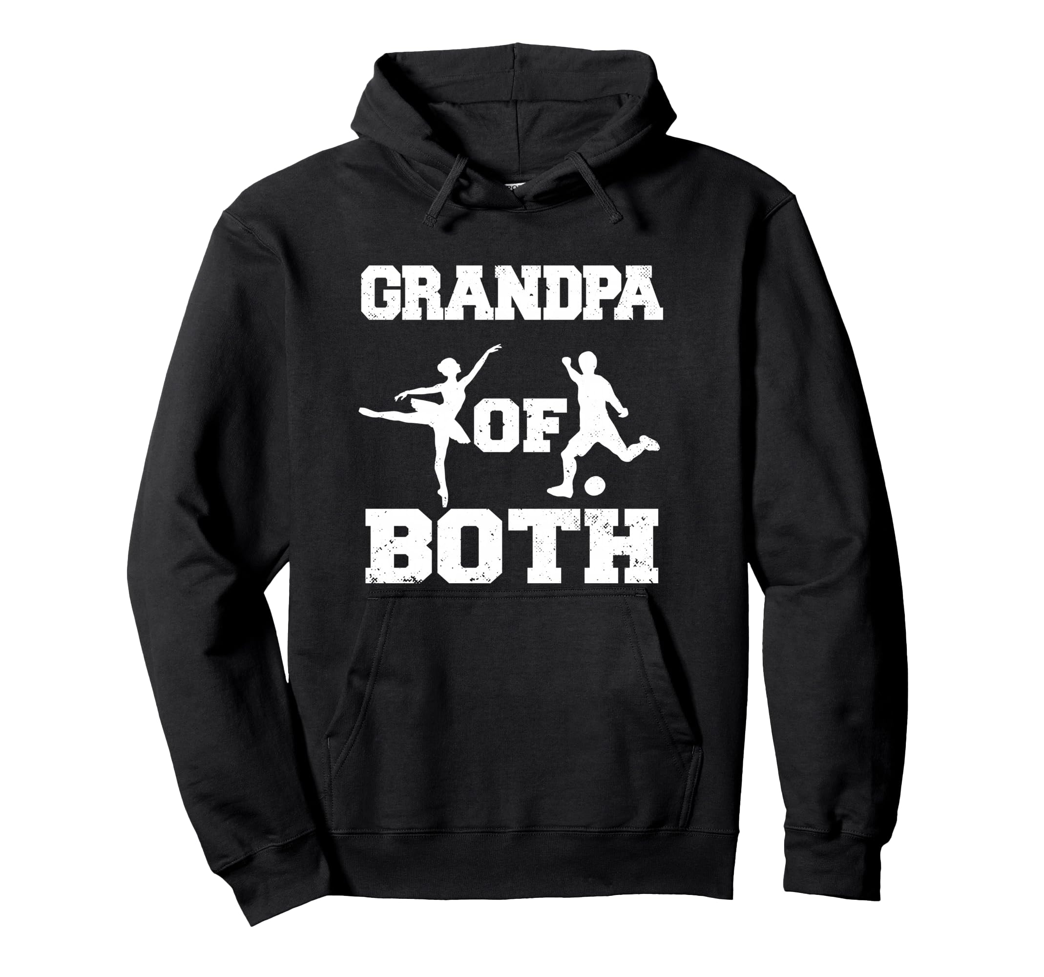 Grandpa Both Ballet Soccer Funny Hoodie - Streetwear Style for Adults - T-Shirt, Sweatshirt, Hoodie