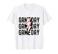 Game Day Baseball Lightning Funny T-Shirt - Custom Art Print Unisex - T-Shirt, Sweatshirt, Hoodie