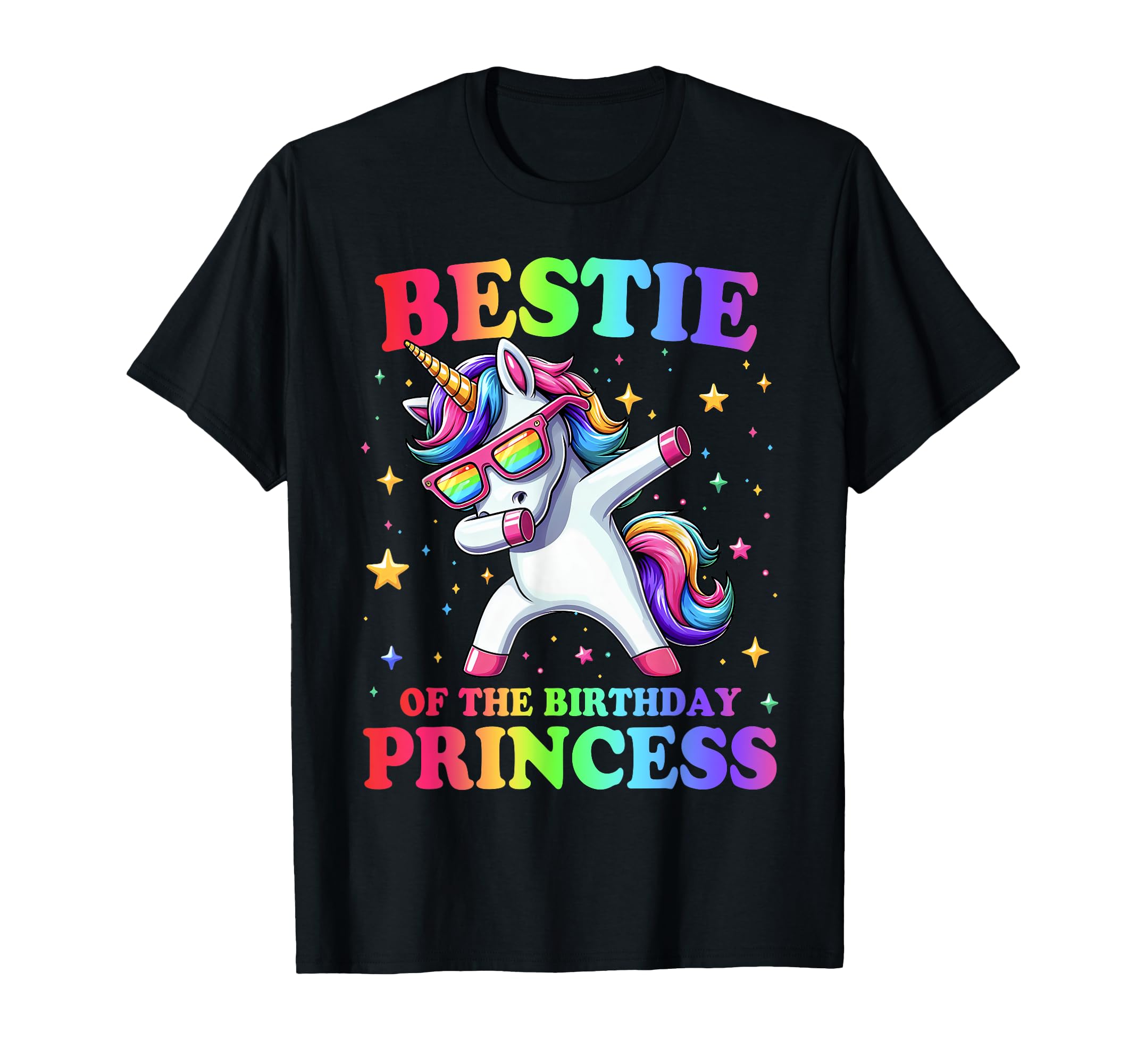 Bestie Birthday Princess Dabbing T-Shirt - Trendy Graphic for Adults - T-Shirt, Sweatshirt, Hoodie