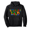 Birthday Dad Building Blocks Hoodie - Custom Art Print Men Women - T-Shirt, Sweatshirt, Hoodie