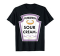 Funny Sour Cream Group Condiment Family T-Shirt - Custom Art Print Unisex - T-Shirt, Sweatshirt, Hoodie
