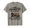 Grandpas Drive Tractors Farming Farmer T-Shirt - Trendy Graphic for Adults - T-Shirt, Sweatshirt, Hoodie