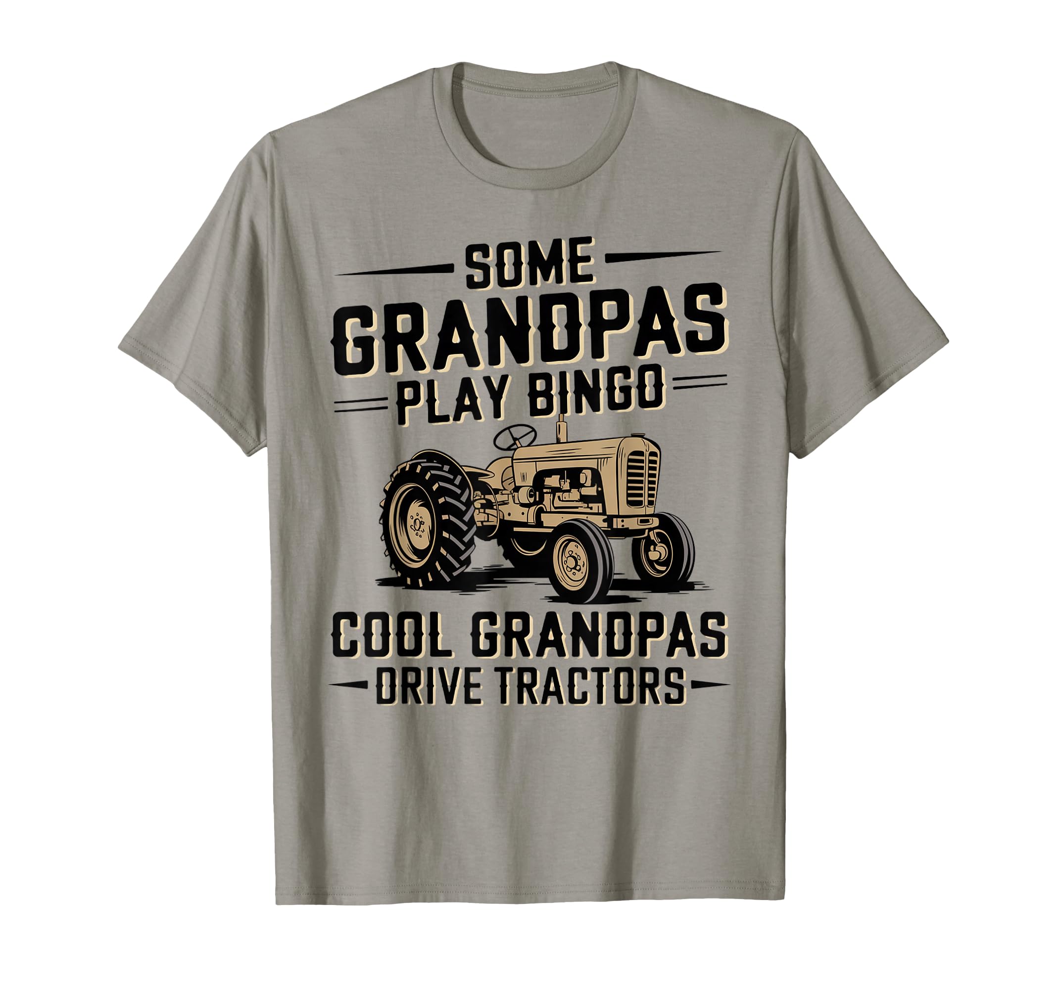 Grandpas Drive Tractors Farming Farmer T-Shirt - Trendy Graphic for Adults - T-Shirt, Sweatshirt, Hoodie