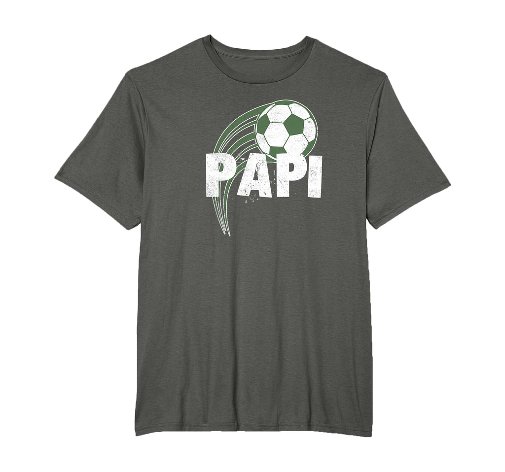 Papi Soccer Shirts Dads Who Love To T-Shirt - Aesthetic Graphic for Adults - T-Shirt, Sweatshirt, Hoodie
