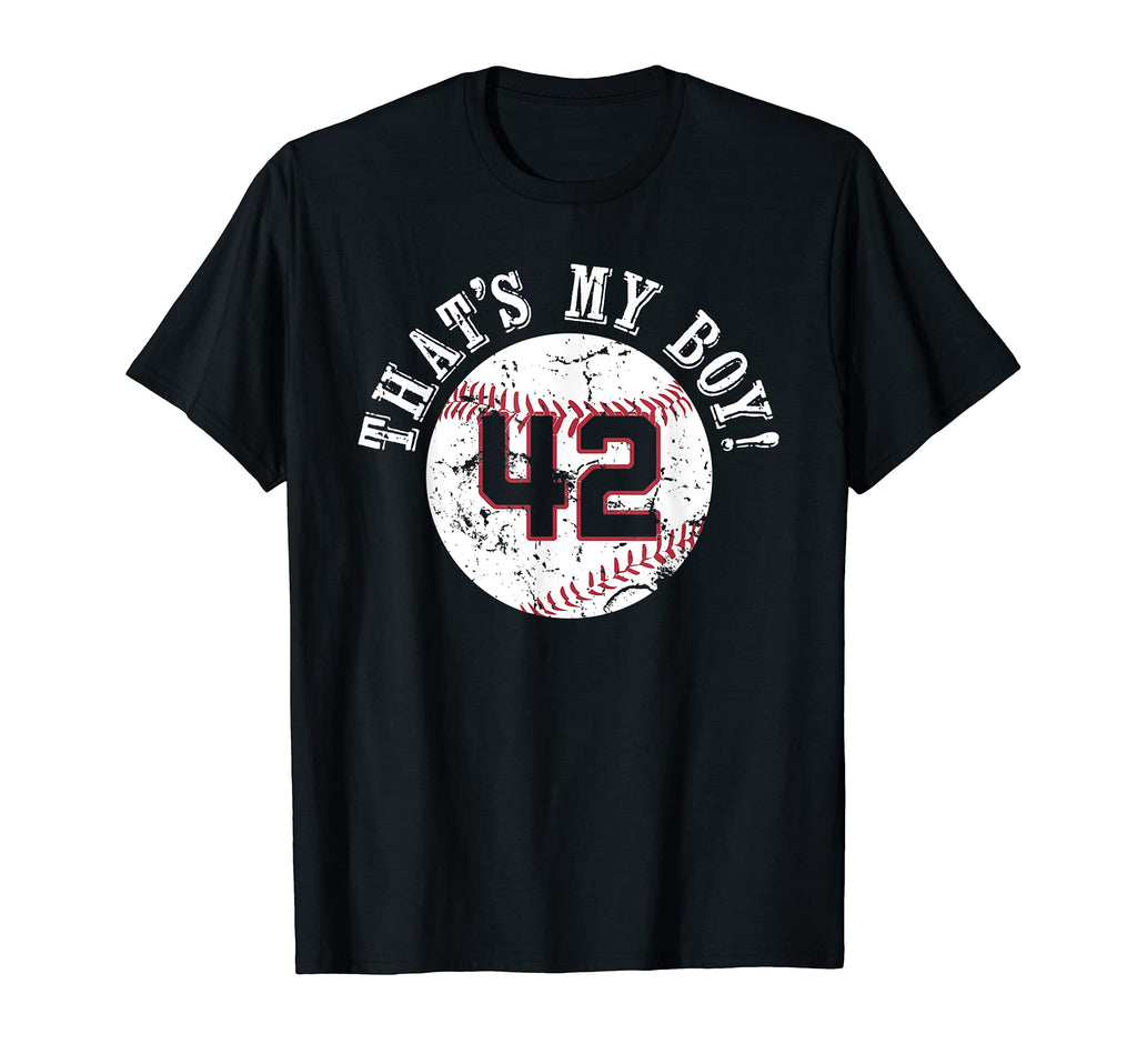 Unique Thats My 42 Baseball Player Mom T-Shirt - Streetwear Style Unisex - T-Shirt, Sweatshirt, Hoodie