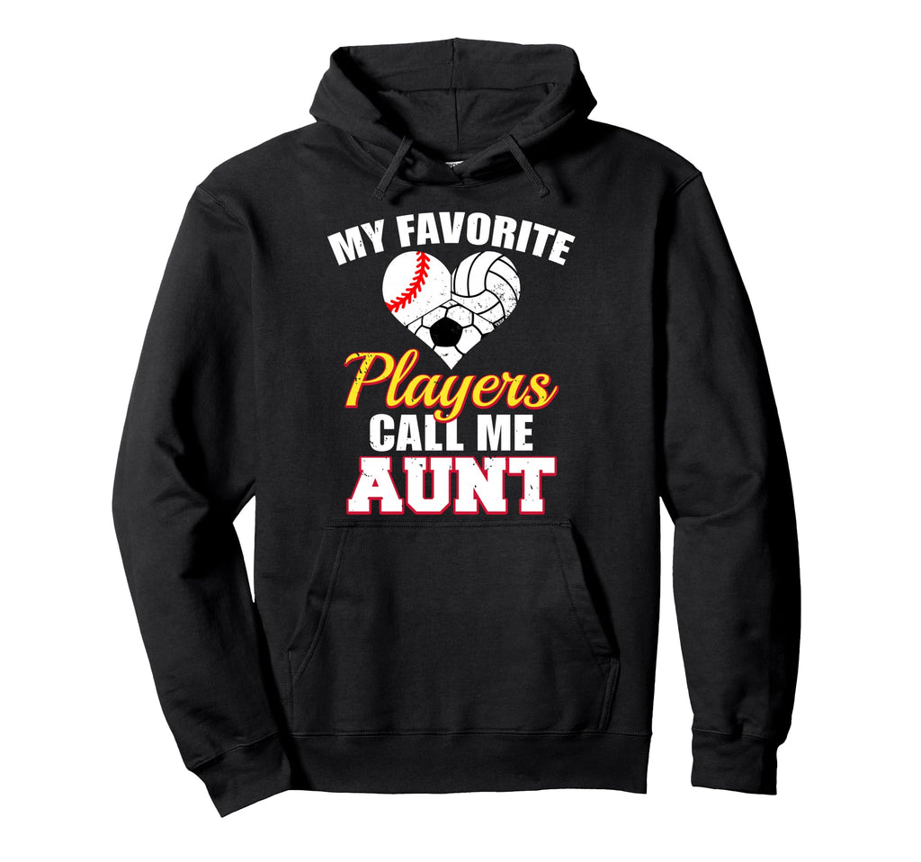 My Favorite Baseball Volleyball Soccer Hoodie - Trendy Graphic Unisex - T-Shirt, Sweatshirt, Hoodie