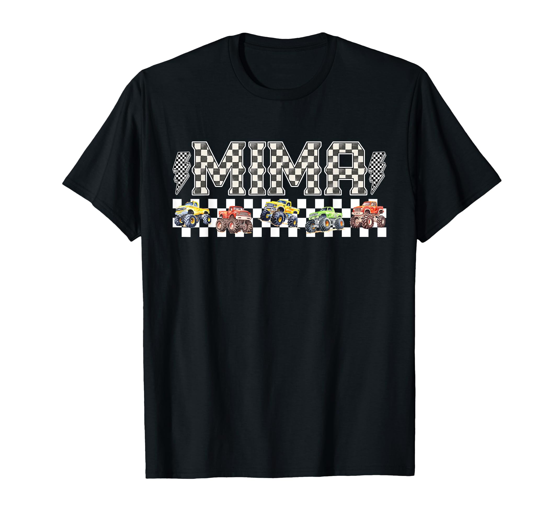 Mima Monster Truck Family Crew Birthday T-Shirt - Trendy Graphic Men Women - T-Shirt, Sweatshirt, Hoodie